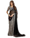 Vasthrlay Georgette Embroidery Unstitched Maroon Saree
