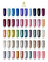 Bolt Bee Gel Nail Polish Kit Set - Purple Glitter 6 Colors LED Nail Art Soak Off