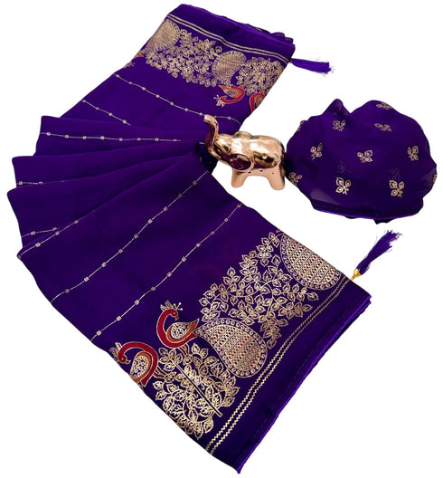 Vasthrlay Georgette Peacock