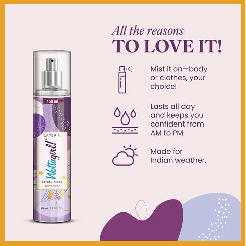 Layer'r Wottagirl French Peony Body Splash For Women