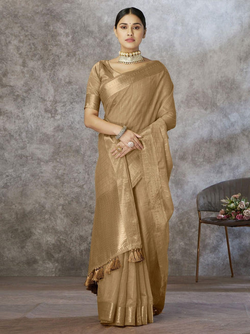 Vasthrlay Women's Cotton Unstitched Skin Friendly Saree
