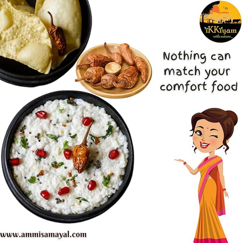 Ammi Samayal Ikkiyam Mor Milagai Vathal (Curd Chilli)