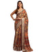 Vasthrlay Printed Jacquard Unstitched Rama Green Saree