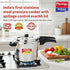 Prestige 3 Litre Stainless Steel Deluxe Alpha Svachh Outer Lid Pressure Cooker