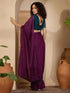 Vasthrlay Shimmer Georgette Dark Saree