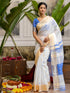 Vasthrlay Special Weaving Unstitched White Saree