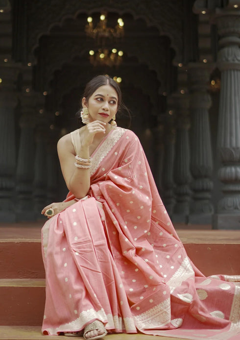 Vasthrlay Cotton Unstitched Saree