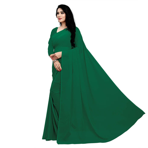 Vasthrlay Georgette Unstitched Saree