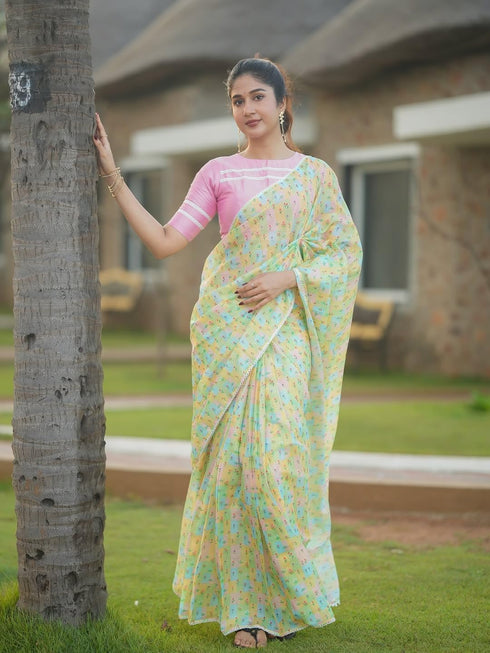 Vasthrlay Pastel Multicolour Checks Lightweight