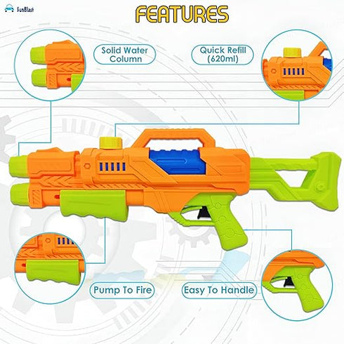 FunBlast Holi Pichkari Water Gun for Kids Boy, Girls