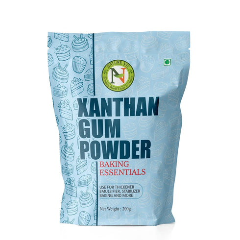 NatureVit Xanthan Gum Powder | Food-Grade Stabilizer & Thickener