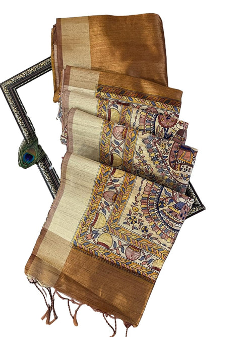 Vasthrlay Tussar Saree Bordar