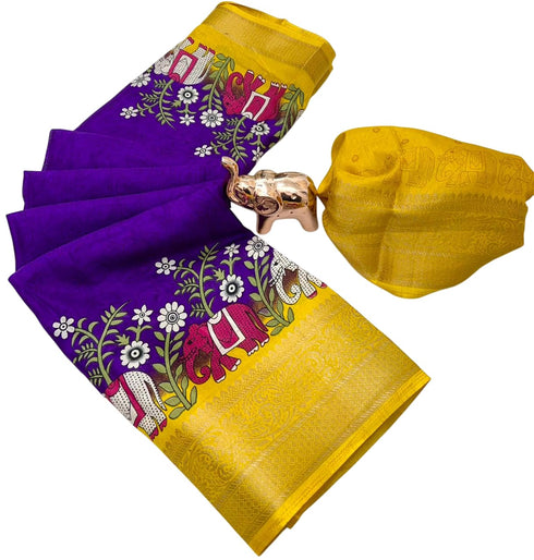 Vasthrlay Tussar Silk Saree
