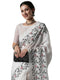 Vasthrlay Botanical Printed Unstitched Black Hs Ethnic Wear