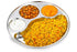 Stainless Steel Round Dinner Plate set of 4