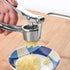 Garlic Crusher Presser Garlic Press Multi-Function Manual Portable Garlic Crusher Curved Garlic Ginger Mincer Stainless Steel Garlic Presser Grinding Slicer Squeeze Press Garlic