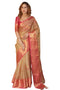 Vasthrlay Kanjivaram Unstitched Mahendi Ethnic Wear