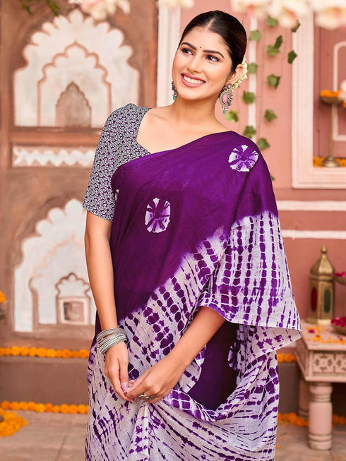 Vasthrlay Womens Printed Unstitched Dark Green Saree