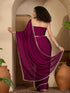 Vasthrlay Blouse Olive Saree