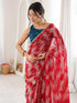 Vasthrlay Georgette Embroidered Unstitched Fl Ethnic Wear