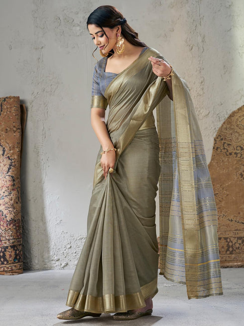 Vasthrlay Checkered Unstitched Designer Sf Ethnic Wear