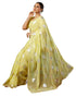 Vasthrlay Georgette Printed Unstitched Orange Saree