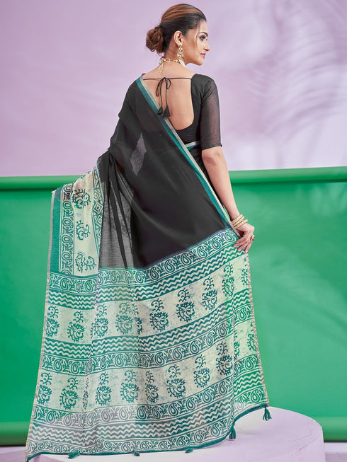 Vasthrlay Abstract Printed Unstitched Hs Ethnic Wear