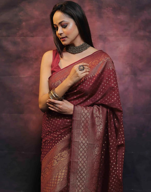 Vasthrlay Banarasi Kanjivaram Unstitched Teal Saree