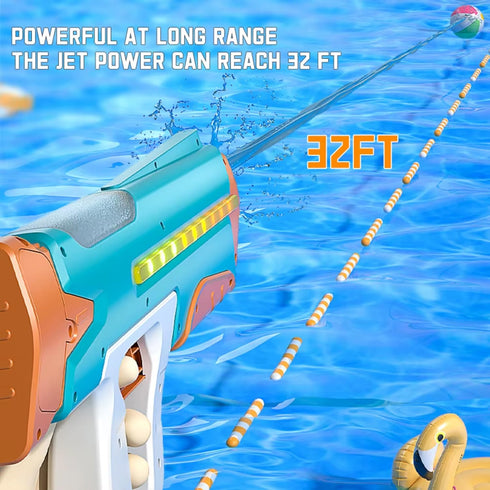 Storio Rechargeable Electric Automatic Continuous Shooting High Pressure High Power Water Blaster Gun