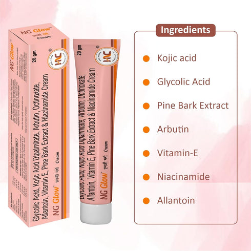 NG Glow Cream - Enriched With Kojic Acid & Glycolic Acid