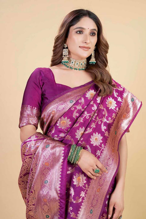 Vsathrlay Kanjivaram Banarasi Festival Wedding Ethnic Wear