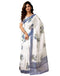 Vasthrlay Chanderi Printed Unstitched Blue Saree