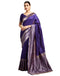 Vasthrlay Womens Banarasi Jacquard Sky Blue Saree