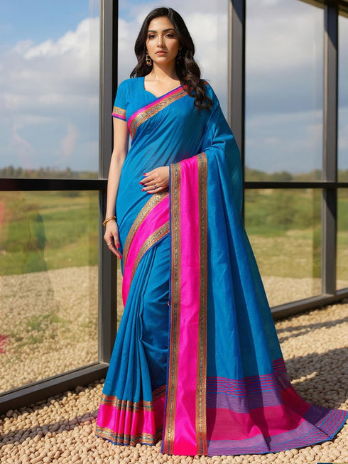 Vasthrlay Cotton Unstitched Ai Ethnic Wear