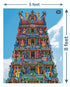 Gopuram Style Design Backdrop Suitable for All Functions & Festivals 5H x 8H