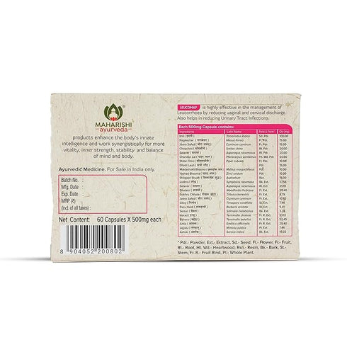 Maharishi Ayurveda Leucomap Capsule