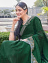 Vasthrlay Shimmer Georgette Dark Saree