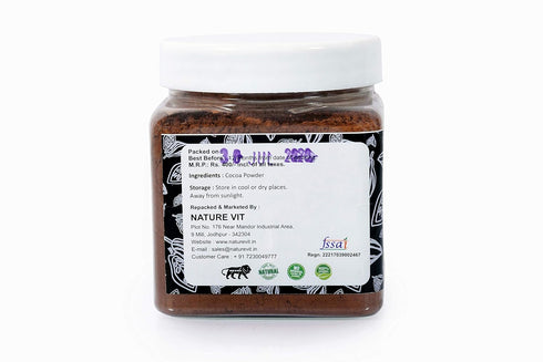 NatureVit Cocoa Powder Natural| Unsweetened| Vegan & Gluten-Free