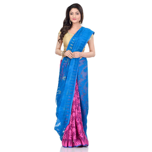 Vasthrlay Bengal Cotton `s Handloom Jamdani