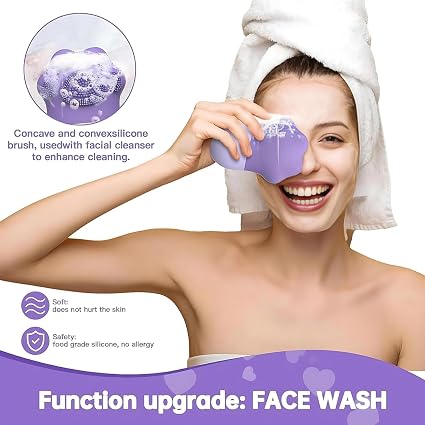 SkinSide Ice Roller for Face with Scrubber | Ice Roller for Face