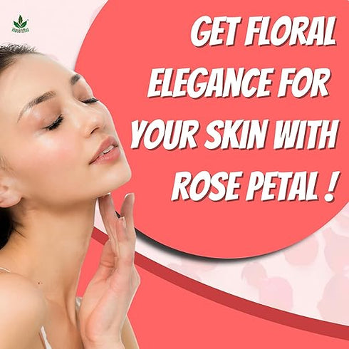 Havintha - Natural Rose Petals Powder Jar - for Skincare