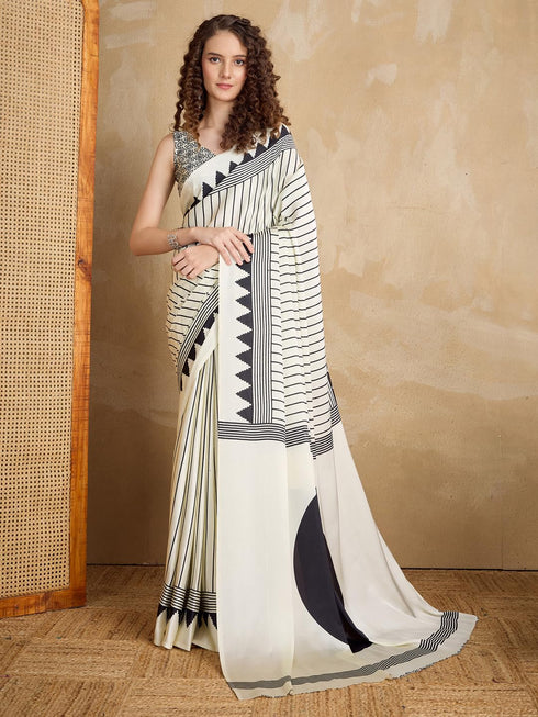 Vasthrlay Striped Printed Unstitched Rj Ethnic Wear