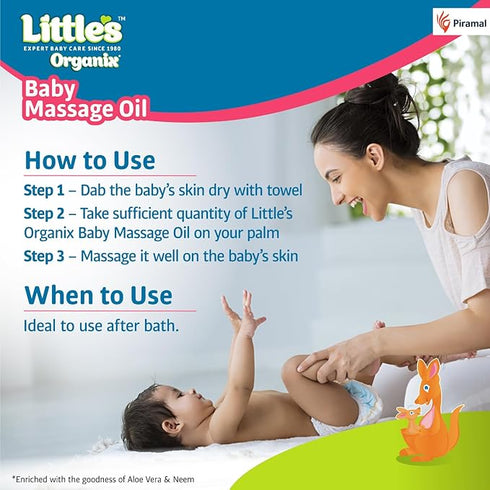 Little's Organix Baby Massage Oil