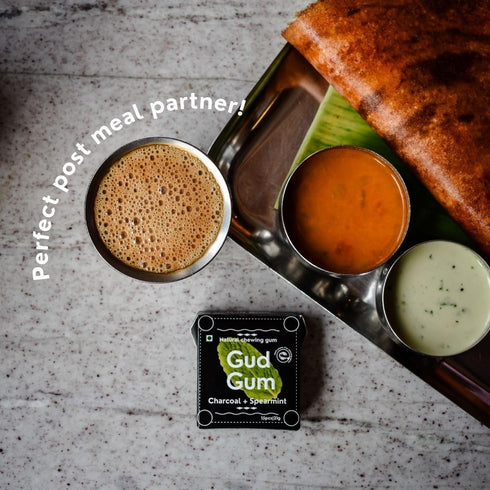 Gud Gum Charcoal Mint Chewing Gum