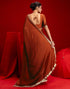 Vasthrlay Womens Unstitched Blouse Red Saree