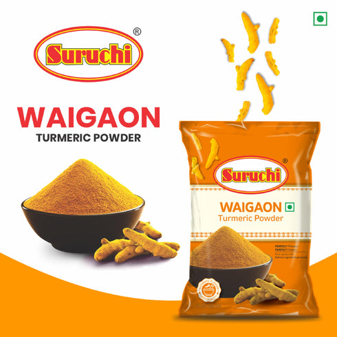 Suruchi Waigaon Turmeric Powder 100g Authentic Waigaon Haldi