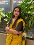 Vasthrlay Mustard Geometric Lightweight