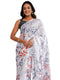 Vasthrlay Womens Printed Unstitched Dusty Pink Saree
