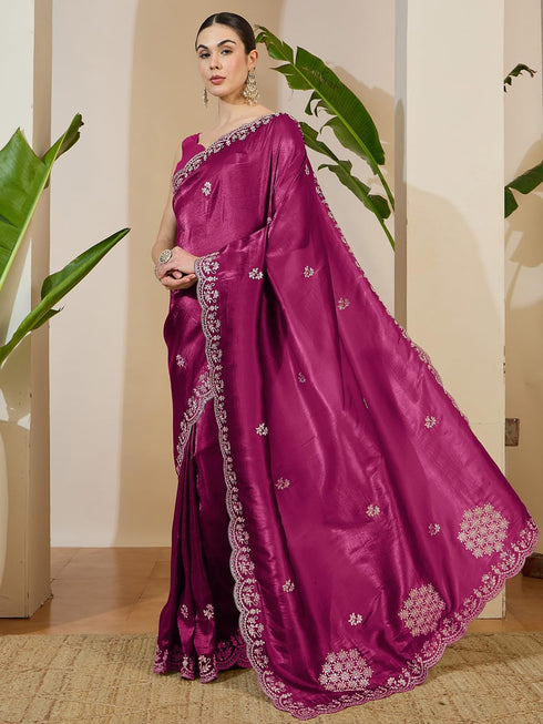 Vasthrlay Embroidered Unstitched Vh Ethnic Wear