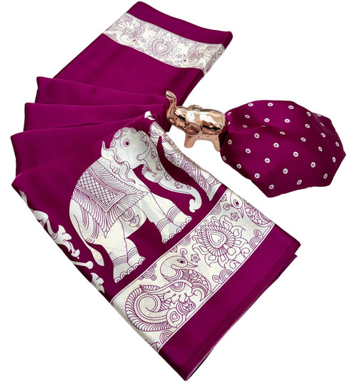 Vasthrlay Kalamkari Beautiful Elephant